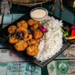 Rántott gombafejek tartárral