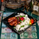 Sült csülök java, majonézes tormával