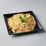 Tejszínes kukoricás csirkecsíkos spagetti