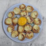 Pizzatekercs + öntet