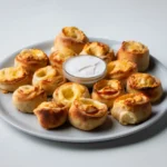 Pizzatekercs + öntet