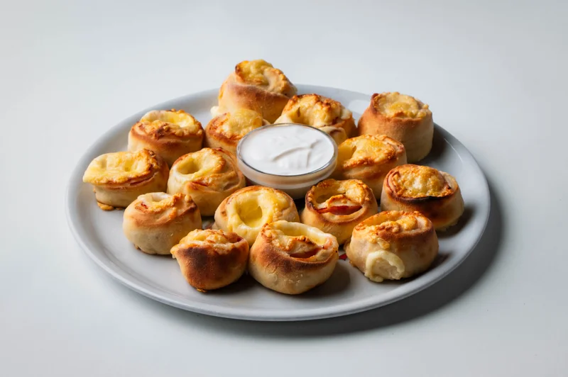 Pizzatekercs + öntet 1 Pizzatekercs + öntet