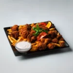 Rántott gombafejek tartárral